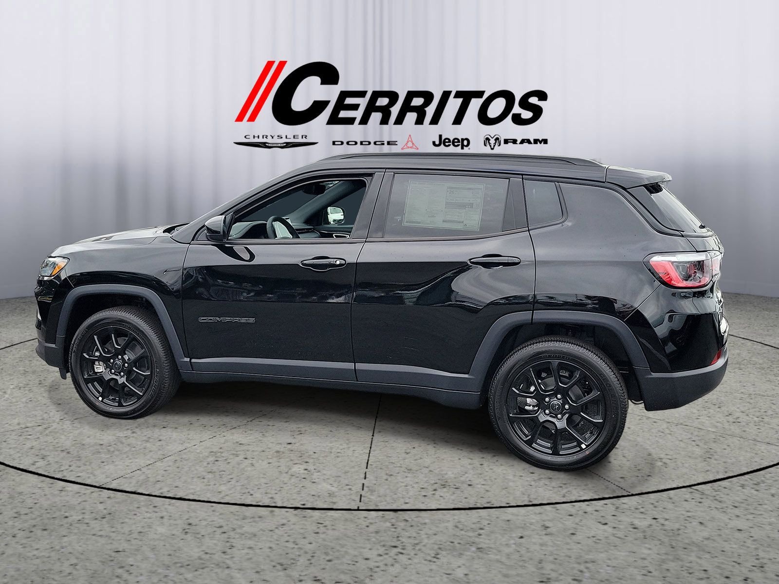 New 2026 Diamond Black Crystal Pearl-Coat Exterior Paint Jeep Latitude image 3