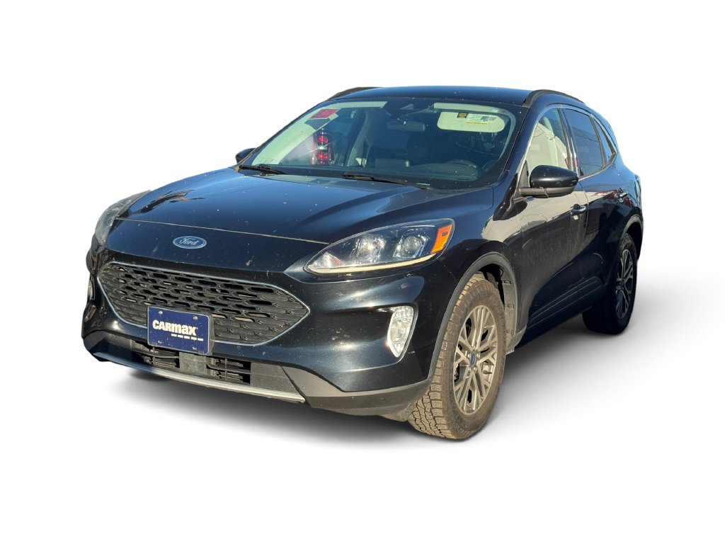 Used 2021 Blue Metallic Ford SEL image 3