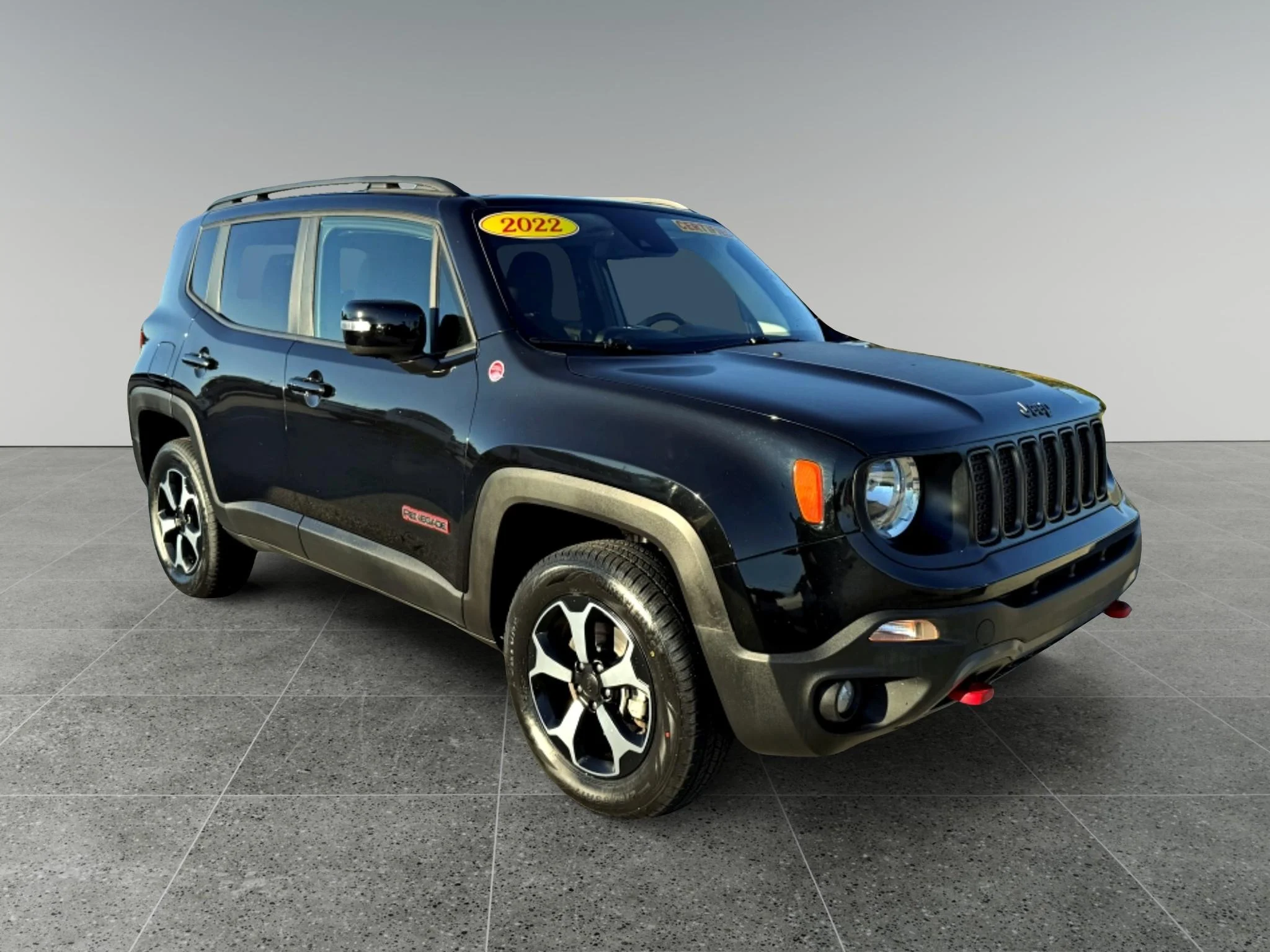 Used 2022 Black Clearcoat Jeep Trailhawk image 8