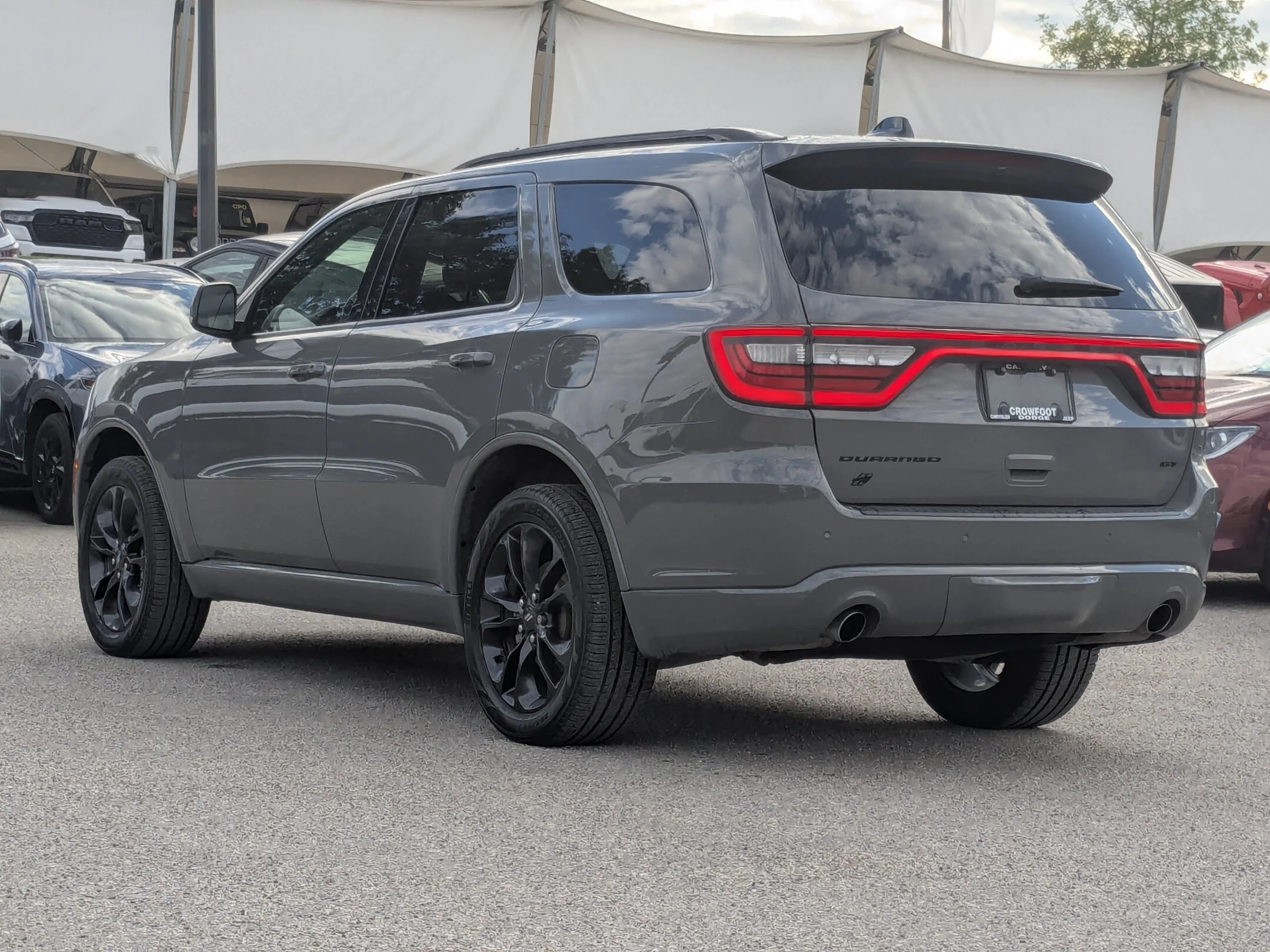 Certified Used 2023 Grey Dodge GT Plus - - AWD - Blacktop Pkg - Park Assist - 10.1 Touchscreen - Captain Chairs & More! image 6