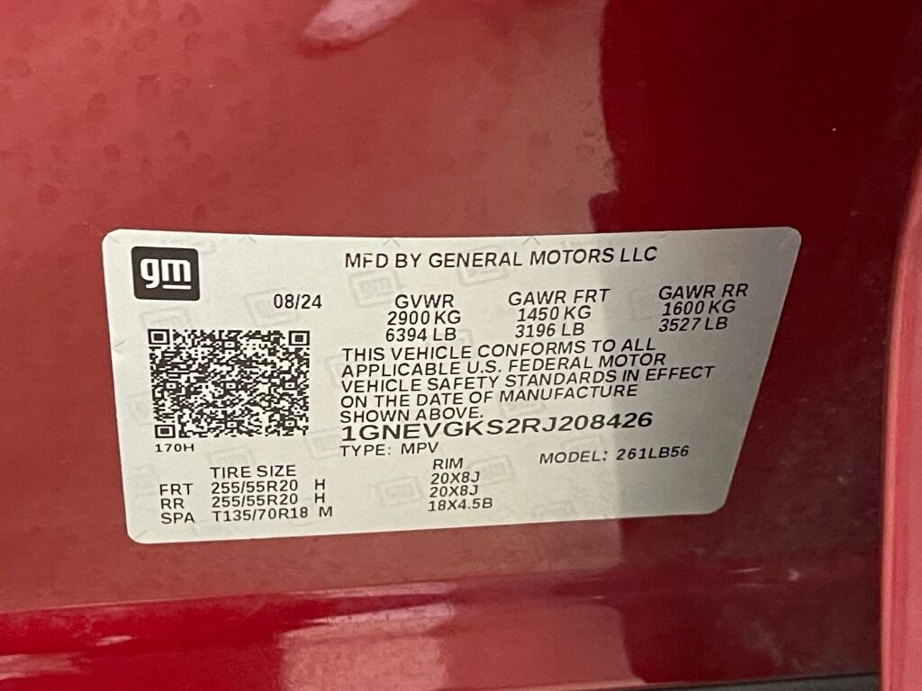 Certified Used 2024 Radiant Red Tintcoat Chevrolet AWD LT image 37