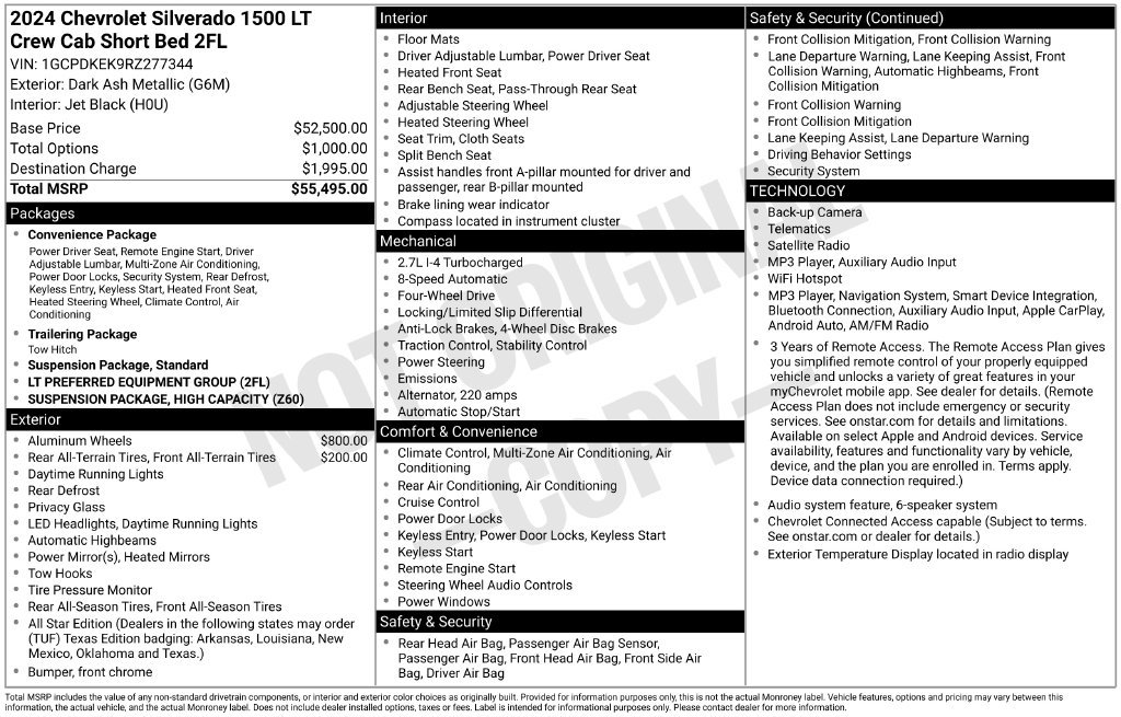 Used 2024 Gray Chevrolet LT image 23