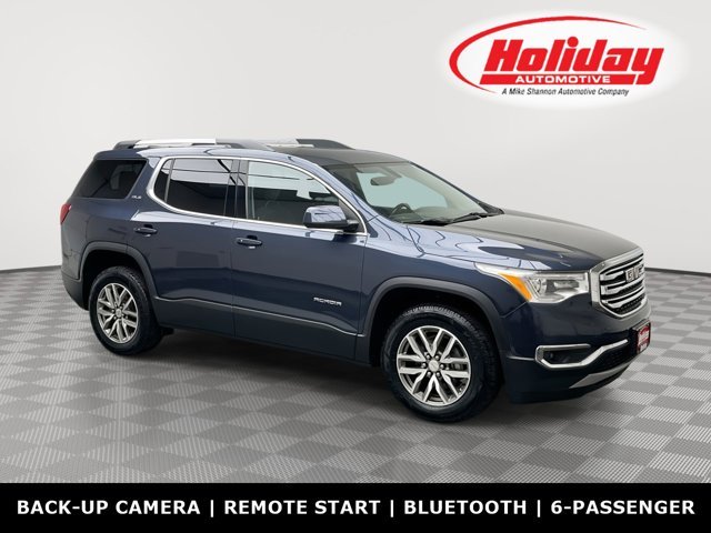 Used 2019 Blue Steel Metallic GMC SLE image 1