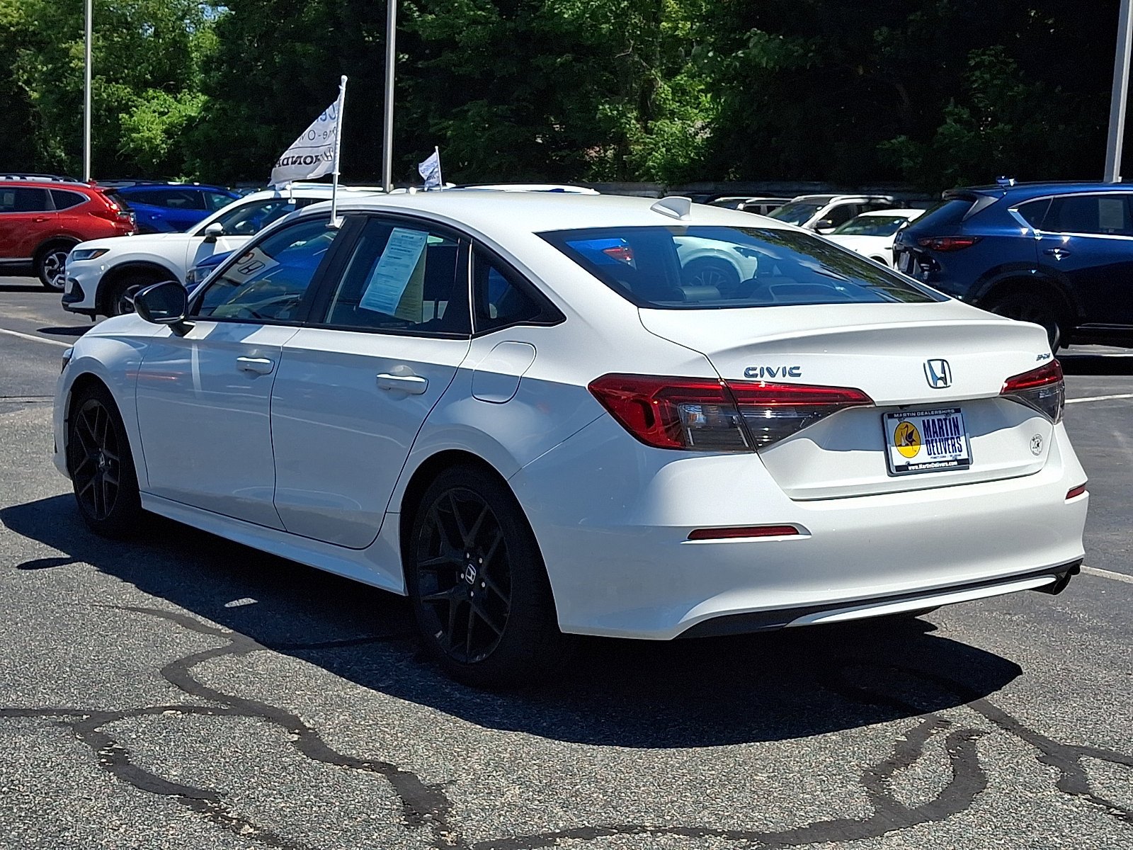 Certified Used 2024 Platinum White Pearl Honda Sport image 3