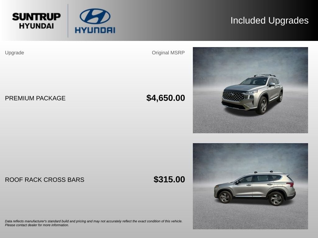 Used 2023 Shimmering Silver Pearl Hyundai SEL image 2