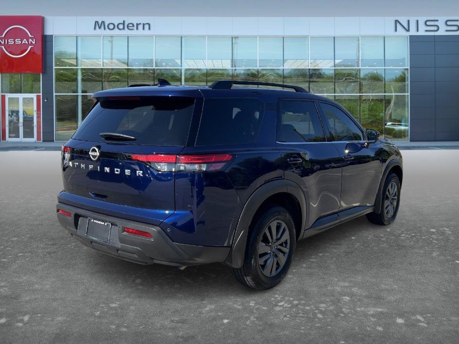 Certified Used 2025 Deep Ocean Blue Pearl Nissan SV image 5