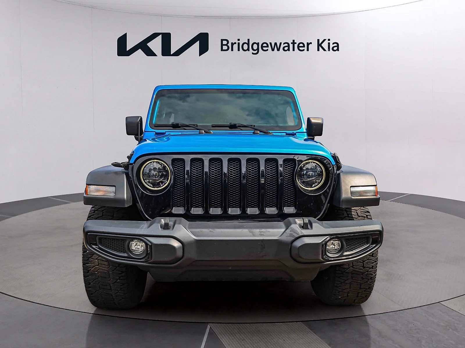 Used 2023 Hydro Blue Pearlcoat Jeep Willys image 2
