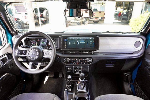Used 2024 Blue Jeep Sahara 4xe image 19