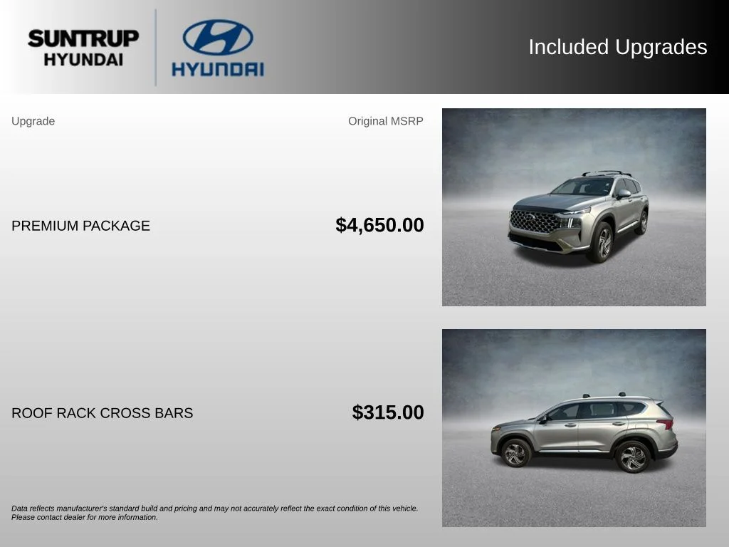 Used 2023 Shimmering Silver Pearl Hyundai SEL image 2