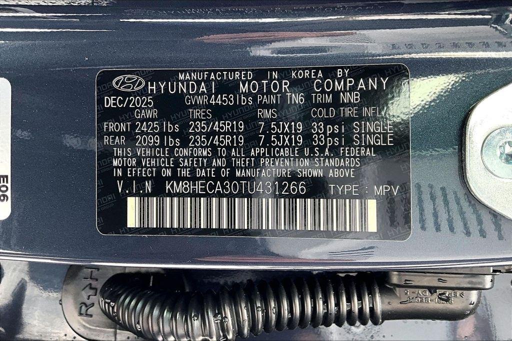 New 2026 Denim Blue Pearl Hyundai Limited image 15