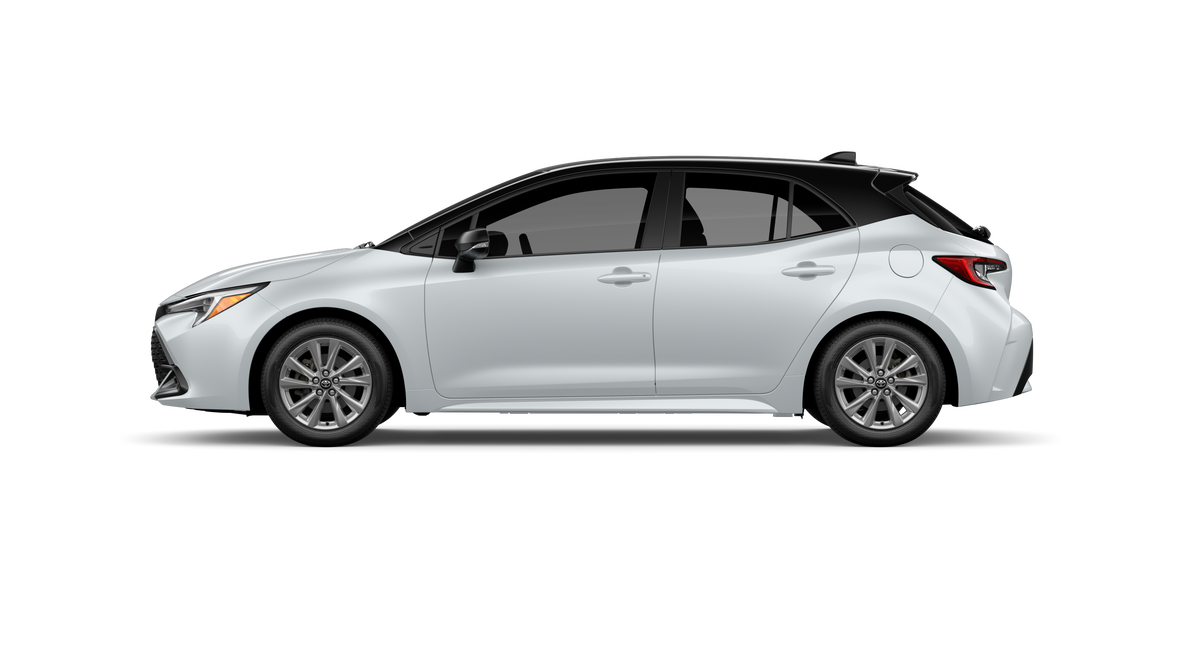 New 2027 Wind Chill Pearl with Black roof Toyota SE image 25