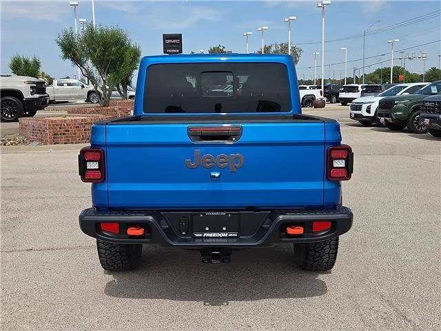 Used 2024 Hydro Blue Pearlcoat Jeep Mojave 4x4 Crew Cab 5 ft. box image 3