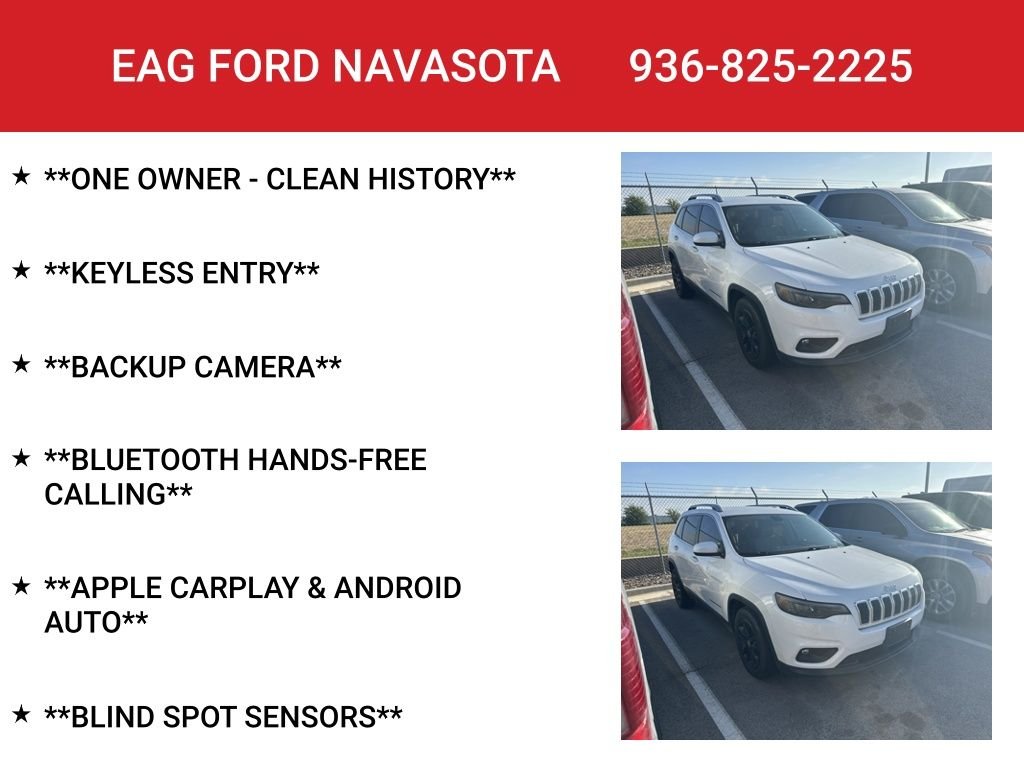 Used 2020 Bright White Clearcoat Jeep Latitude Plus image 2