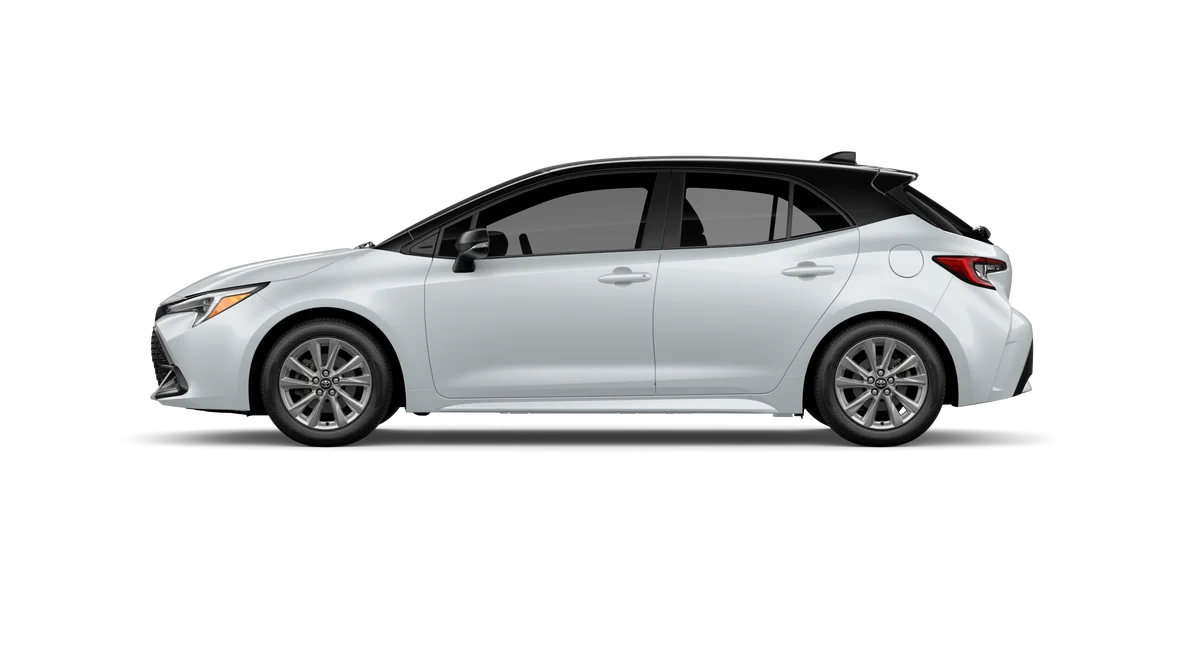 New 2027 Wind Chill Pearl with Black roof Toyota SE image 24