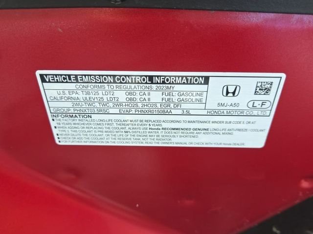 Certified Used 2023 Radiant Red Metallic II Honda AWD RTL-E image 39