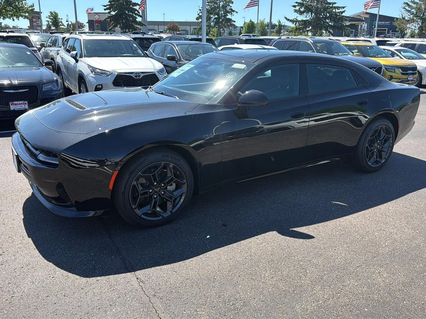 New 2026 Diamond Black Crystal Pearlcoat Dodge R/T image 1