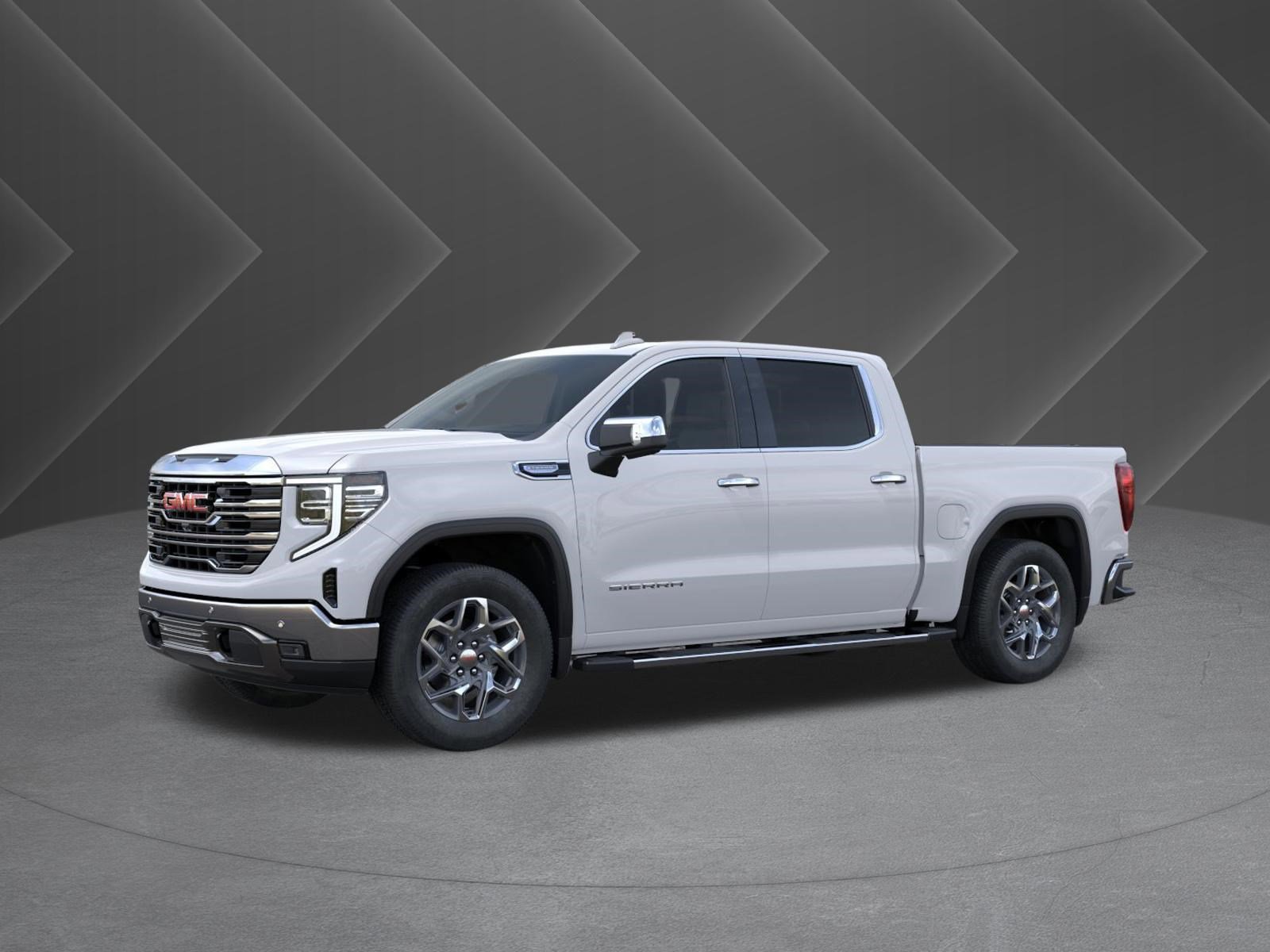 New 2026 Glacier White Tricoat GMC SLT image 2