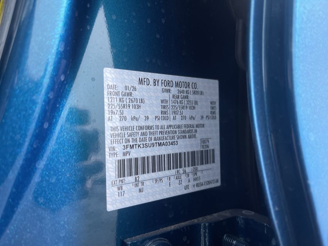 New 2026 Adriatic Blue Metallic Ford Premium image 12