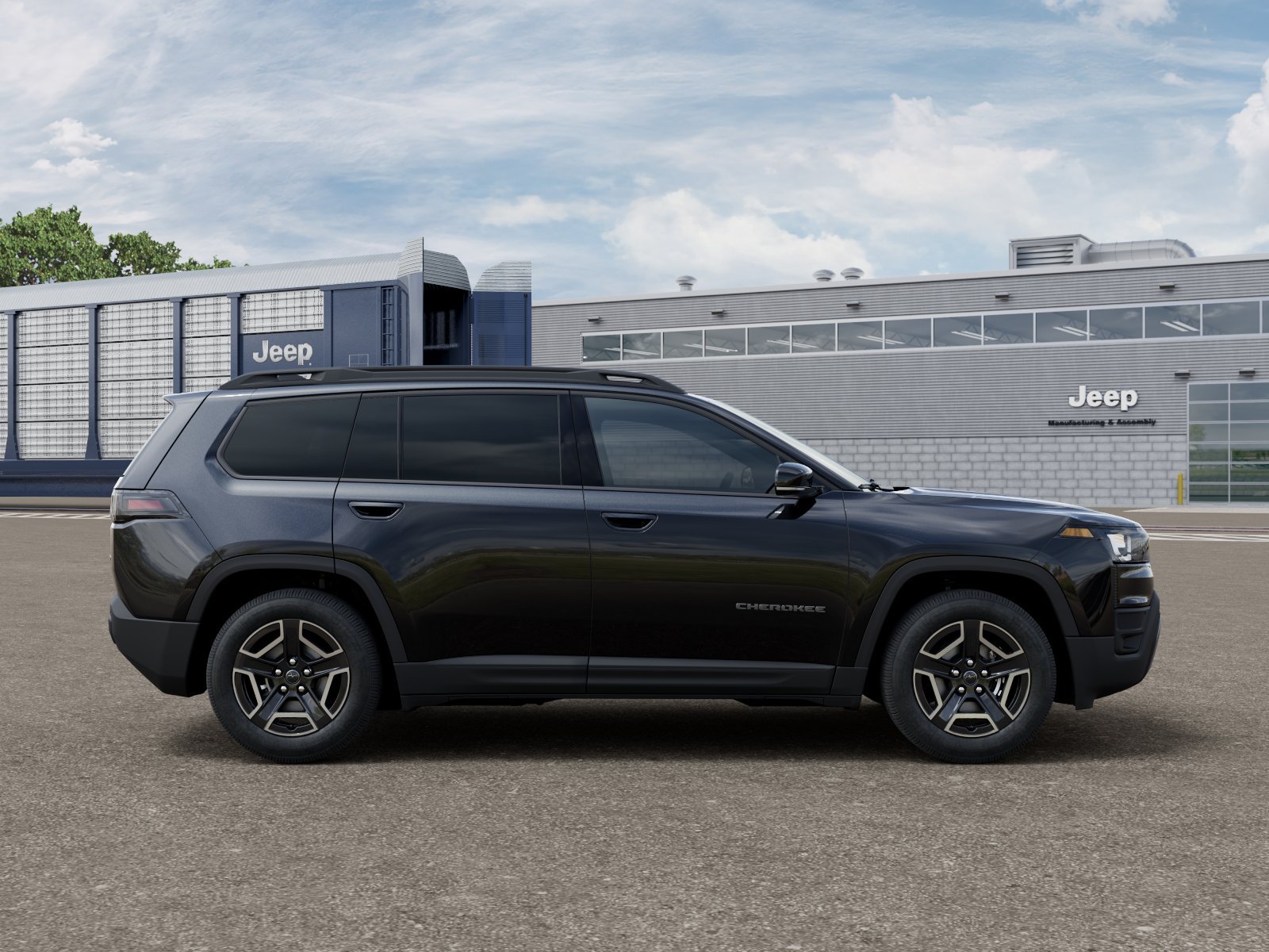 New 2026 Diamond Black Crystal Pearl-Coat Exterior Paint Jeep Limited image 12