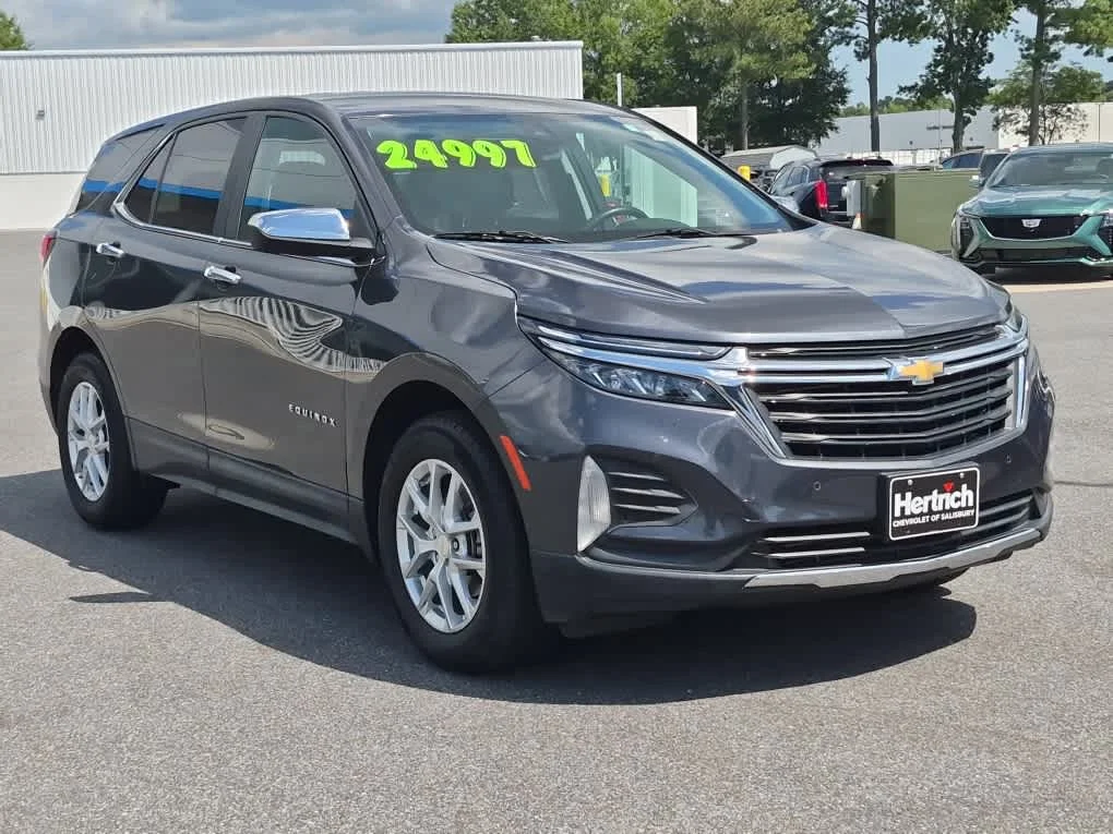 Certified Used 2022 Iron Gray Metallic Chevrolet LT image 2