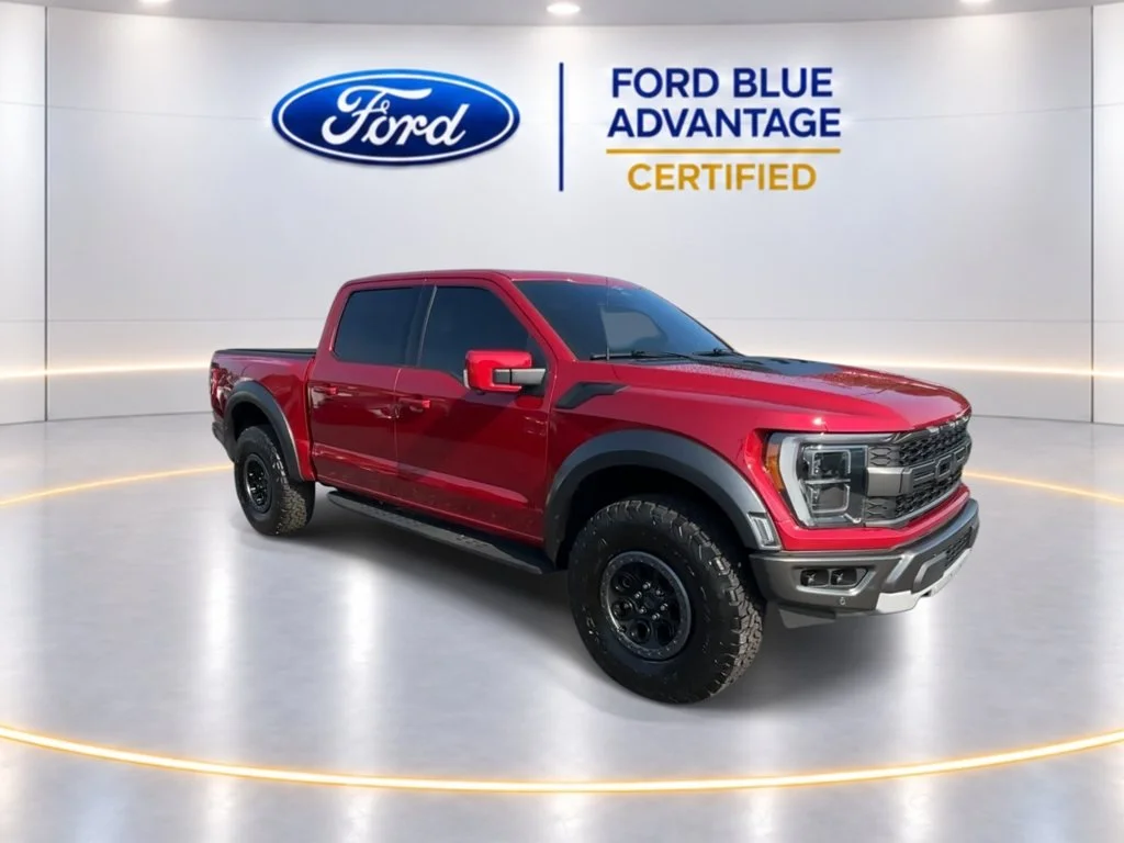 Certified Used 2023 Red Metallic Ford Raptor image 2
