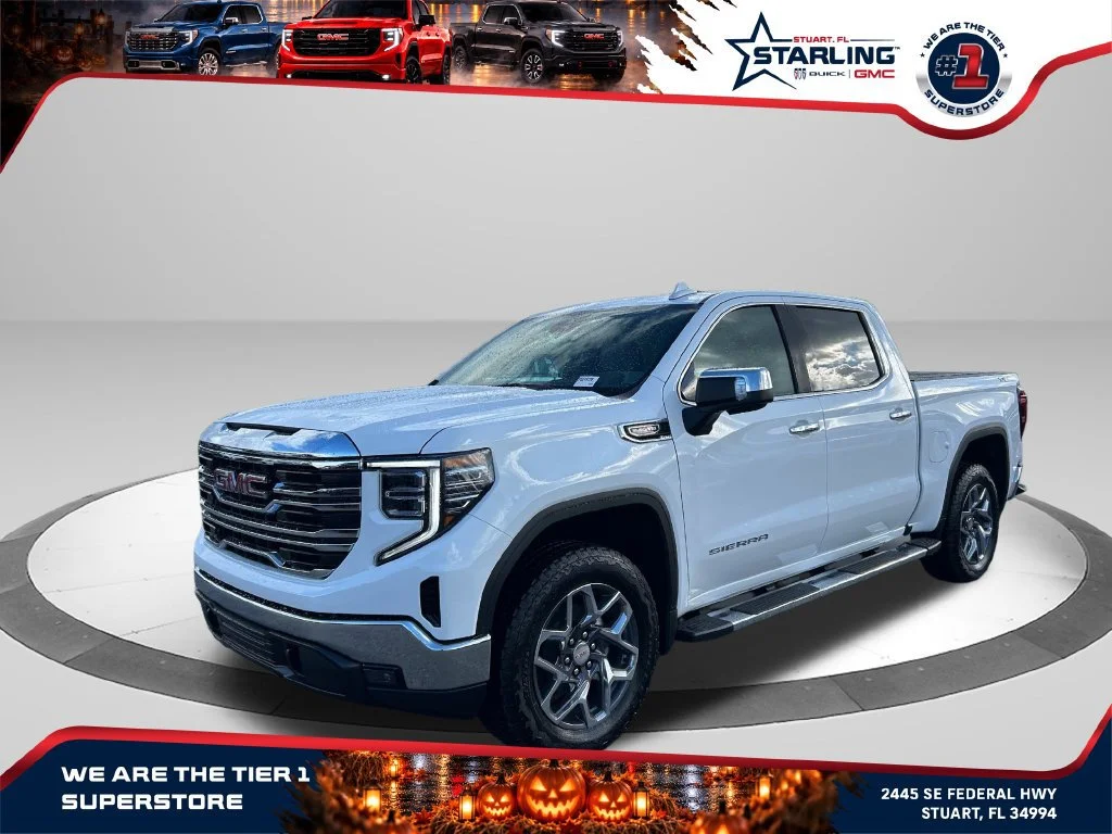 New 2026 Summit White GMC SLT image 1