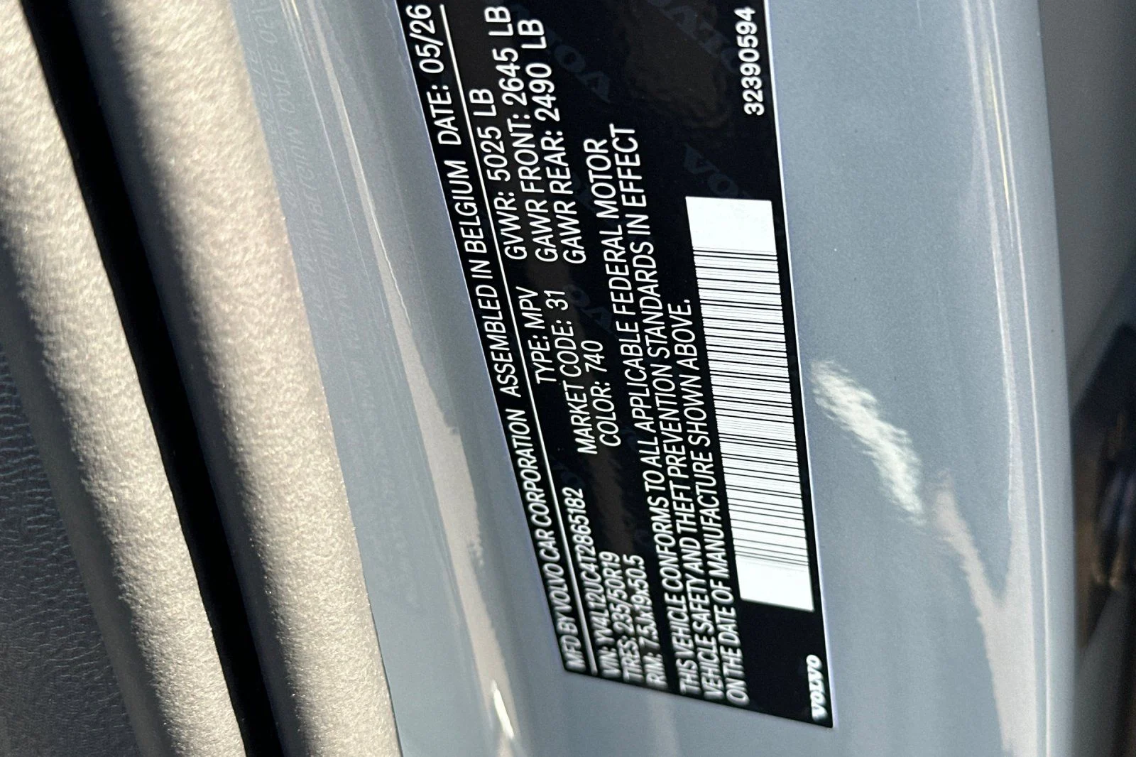 New 2026 Vapour Grey Volvo Plus image 26