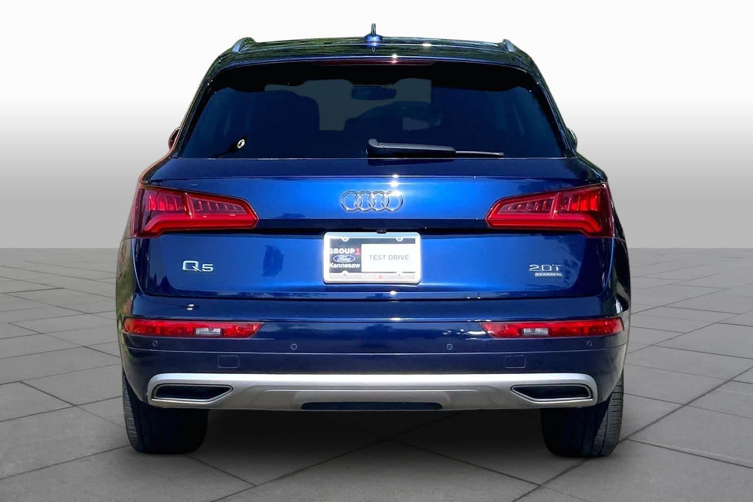 Used 2018 Moonlight Blue Metallic Audi Premium Plus image 5