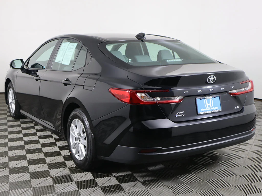 Used 2025 Midnight Black Metallic Toyota LE image 7