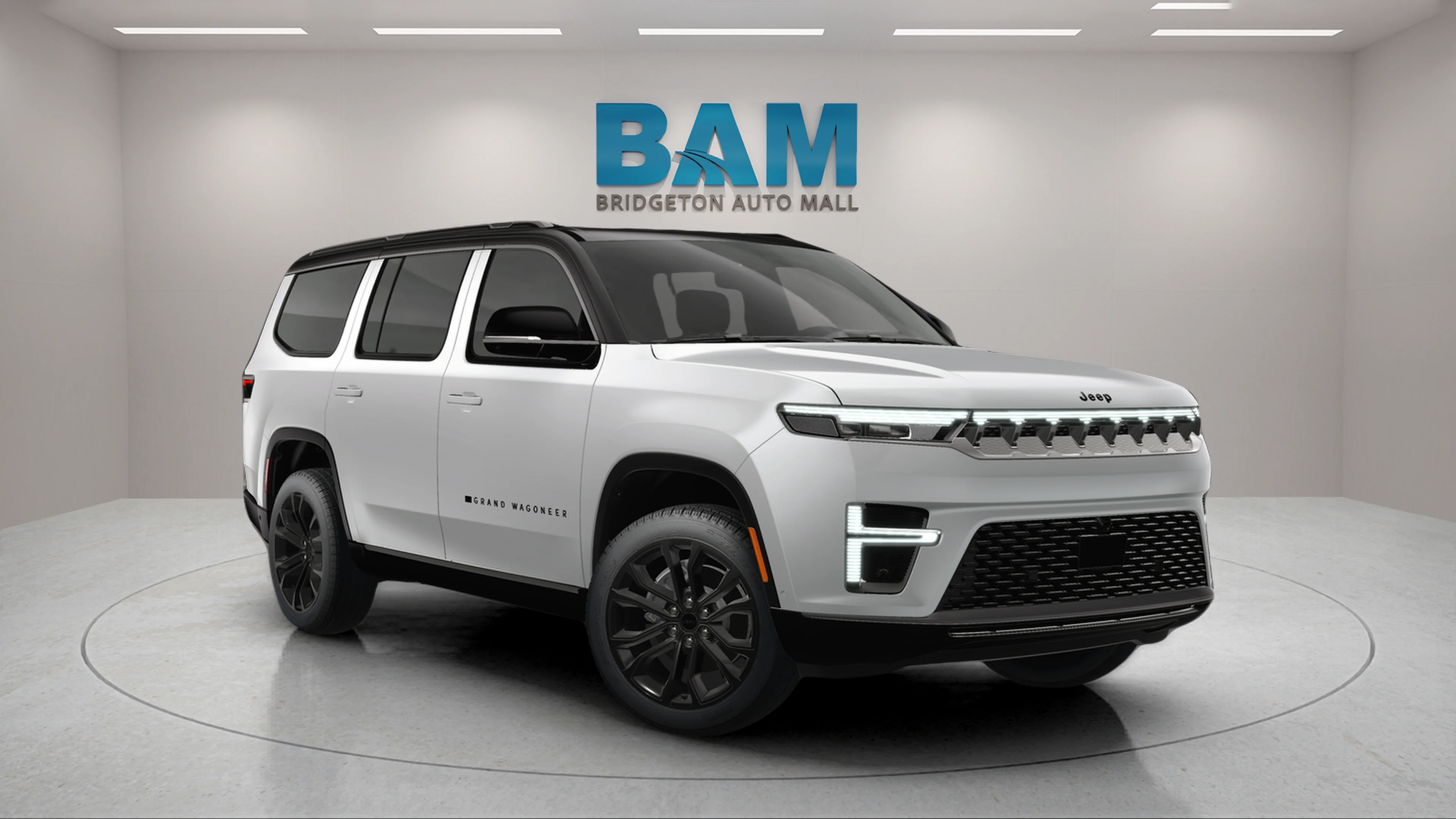 New 2026 Bright White Clearcoat Jeep Summit Obsidian image 1