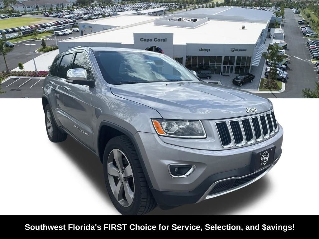 Certified 2016 Jeep Grand Cherokee Limited with VIN 1C4RJFBG7GC427900 for sale in Cape Coral, FL