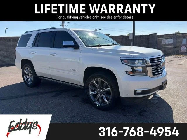 Used 2015 White Diamond Tricoat Chevrolet LTZ image 1