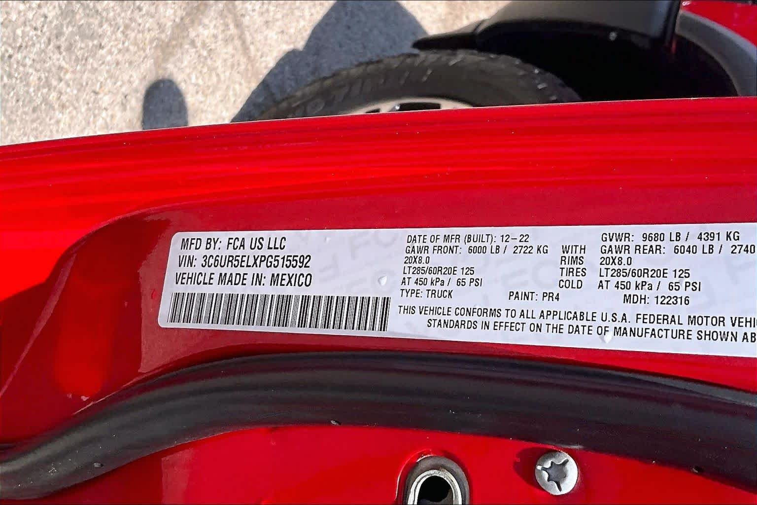 Certified Used 2023 Flame Red Clearcoat Ram Power Wagon Rebel image 37