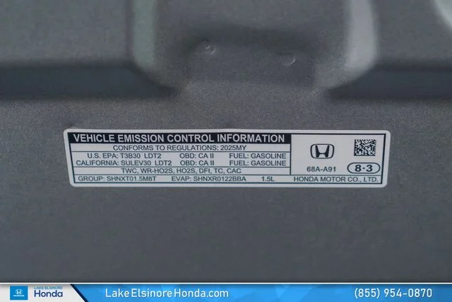 Used 2025 Solar Silver Metallic Honda LX image 31