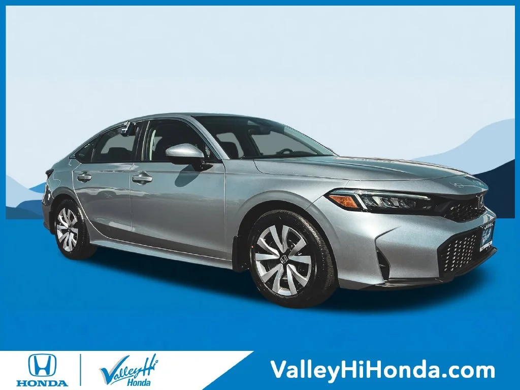 New 2026 Solar Silver Metallic Honda LX image 1