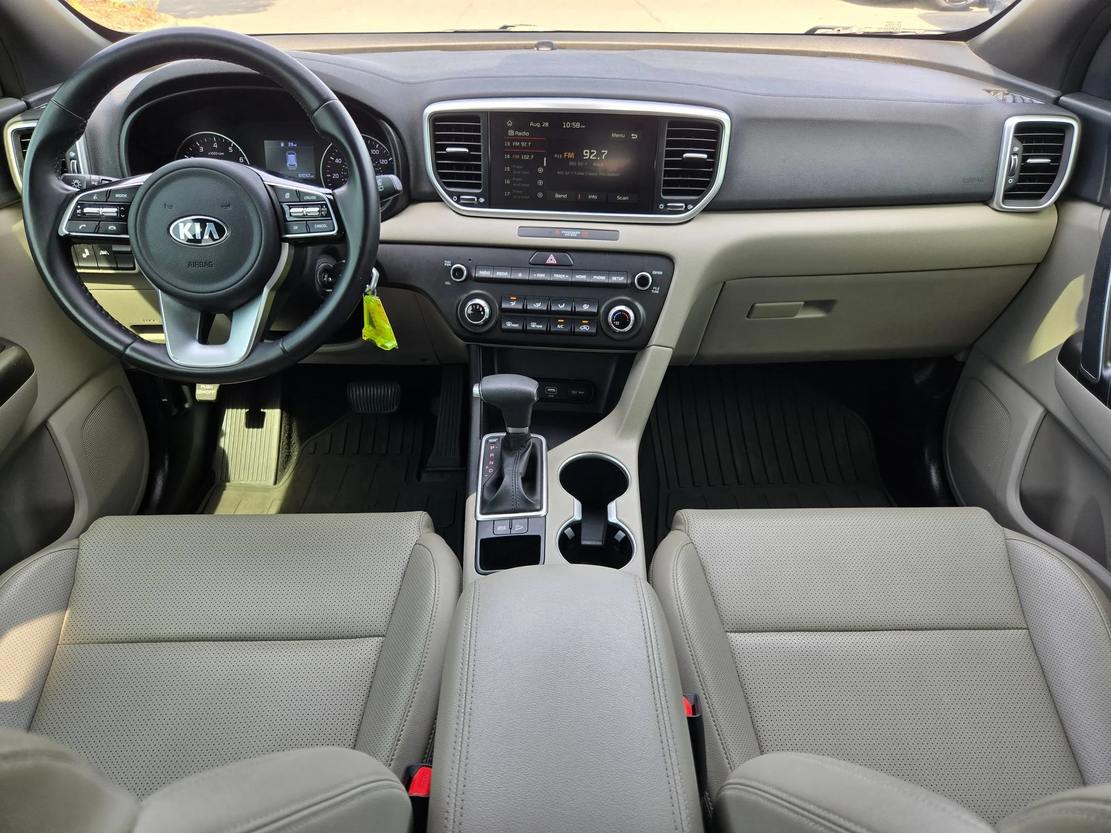 Used 2021 Black Cherry Kia S image 10
