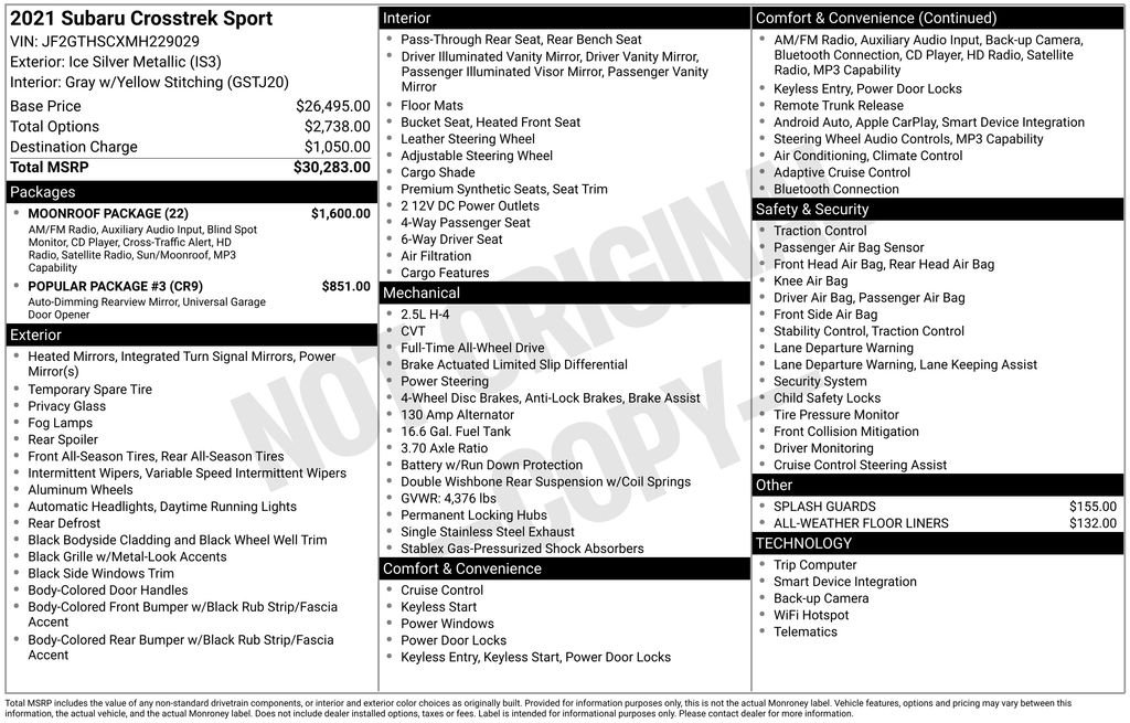 2021 Subaru Crosstrek Sport - Photo 23