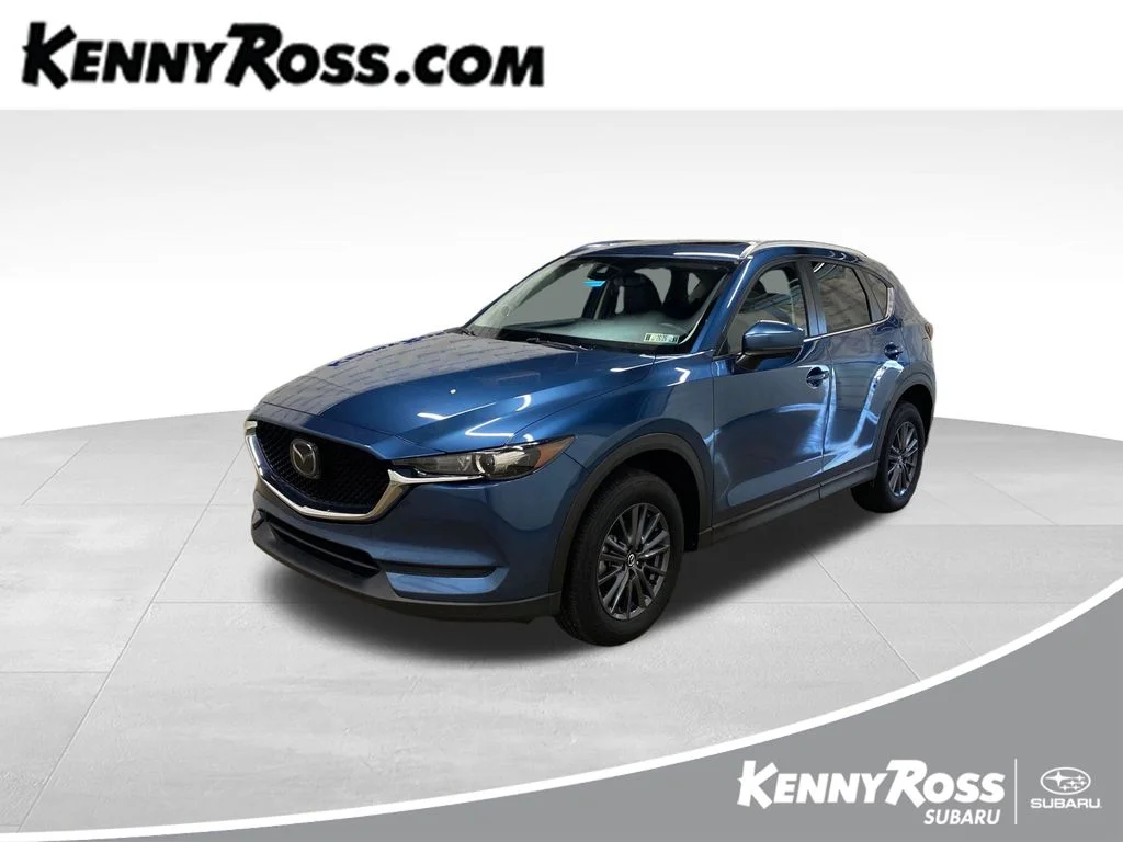 Used 2021 Blue Mazda Touring image 1