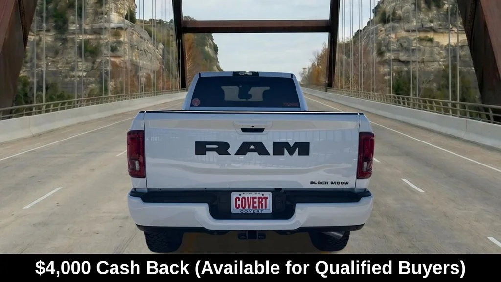 New 2026 Bright White Clear-Coat Exterior Paint RAM Laramie image 9