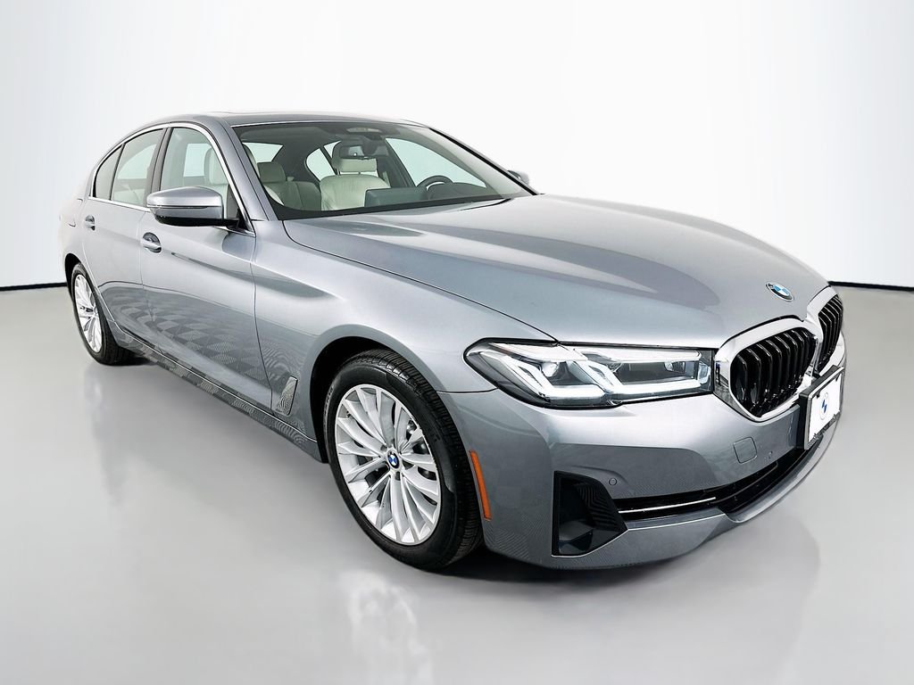 Certified Used 2023 Skyscraper Grey Metallic BMW 530i image 3