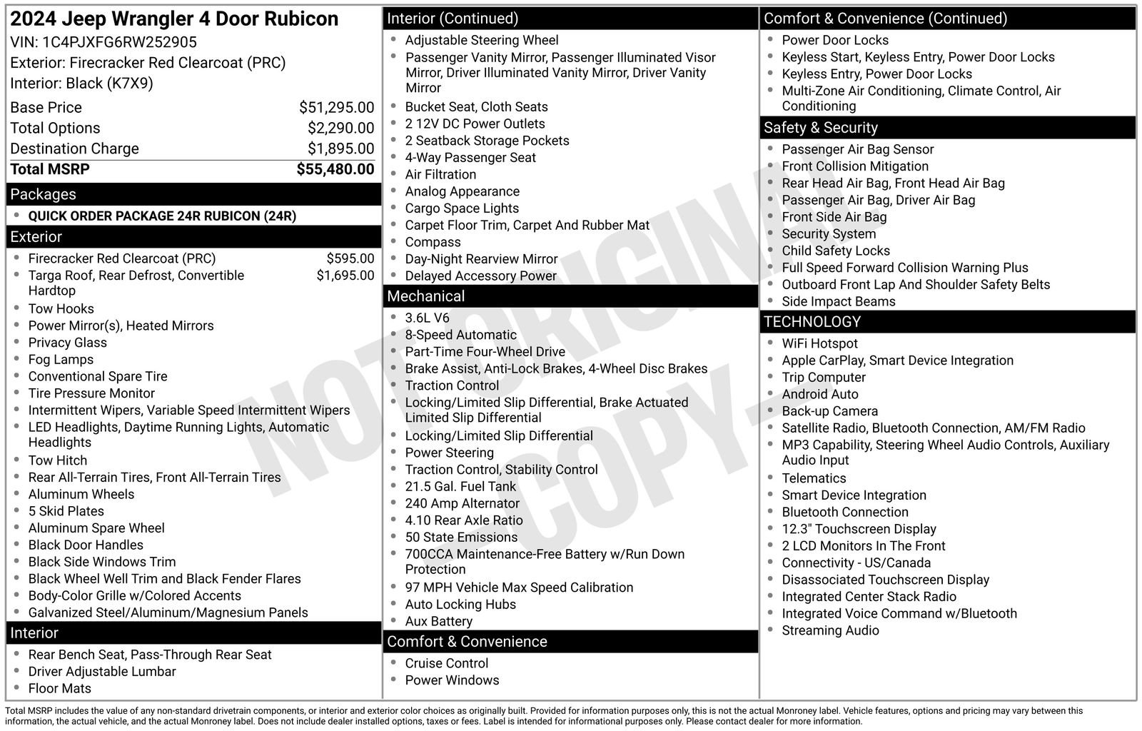 Used 2024 Red Jeep Rubicon image 36