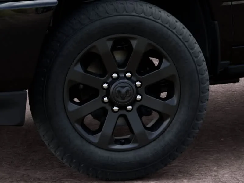 New 2027 Diamond Black Crystal Pearlcoat Ram Laramie image 8