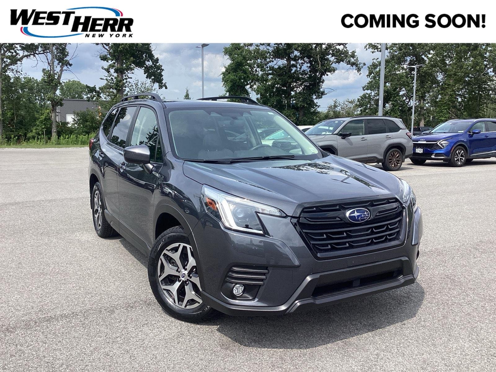 Used 2024 Magnetite Gray Metallic Subaru Premium image 1