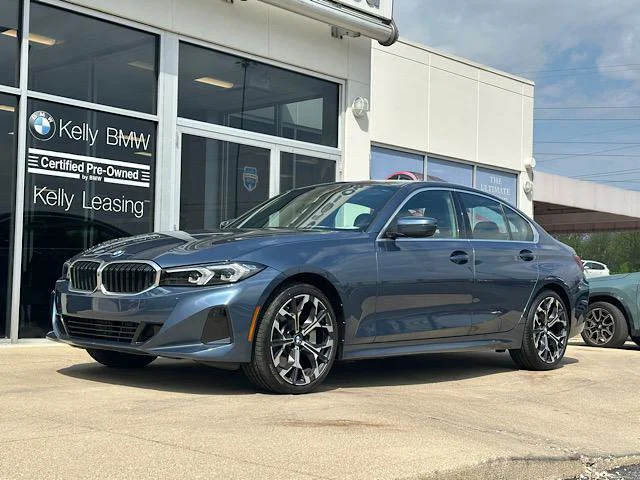 Certified Used 2025 Arctic Race Blue metallic BMW 330i xDrive image 4