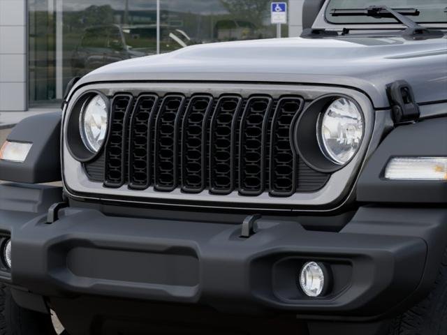 New 2026 Granite Crystal Metallic Clear-Coat Exterior Paint Jeep 4-Door Sport 4x4 image 37
