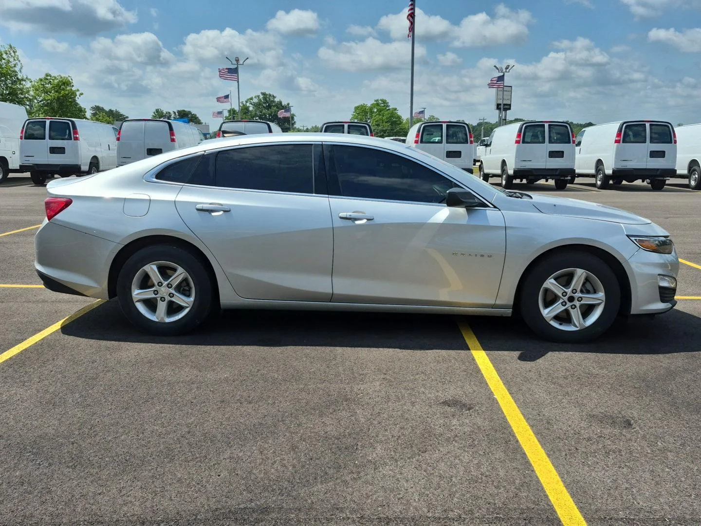 Used 2021 Silver Ice Metallic Chevrolet LS image 4