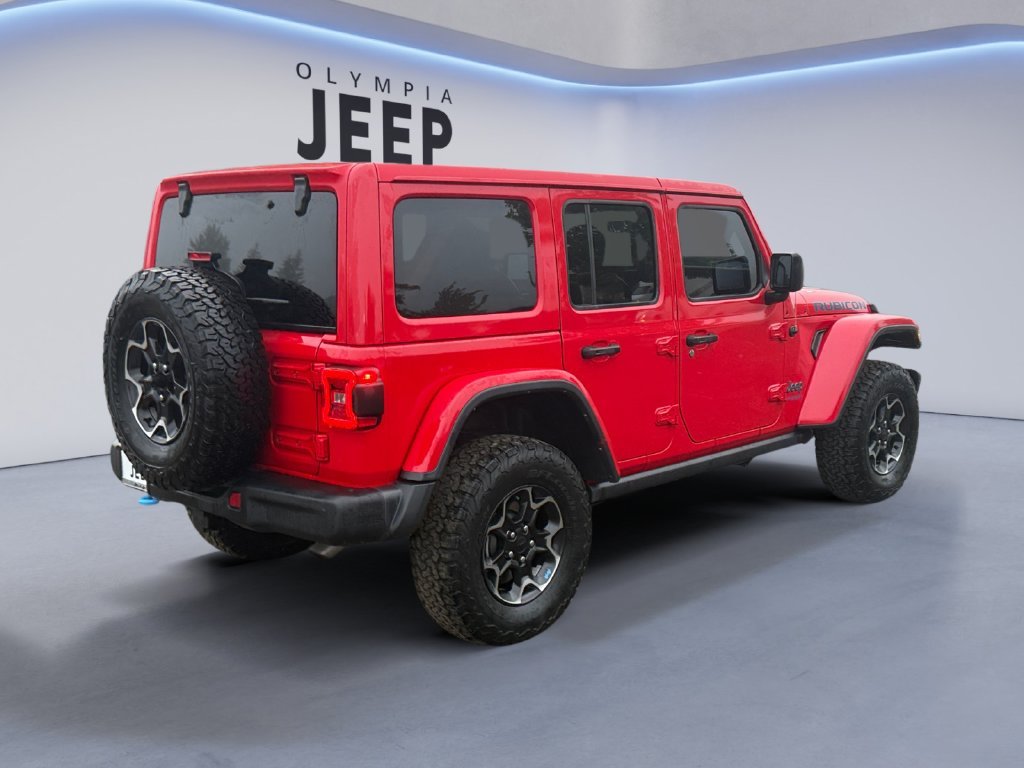 Used 2022 Red Jeep Unlimited Rubicon 4xe image 6