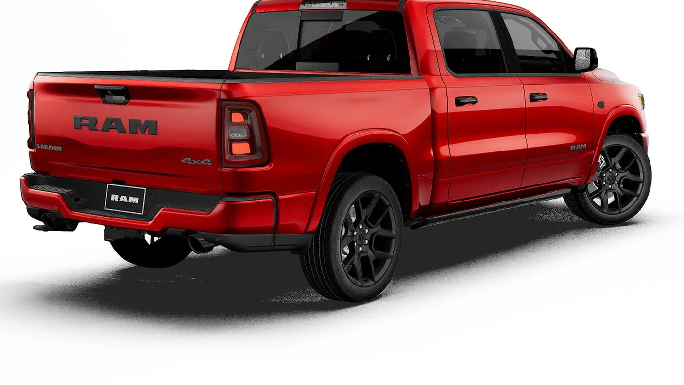 New 2027 Molten Red Pearl-Coat Exterior Paint RAM LARAMIE image 2