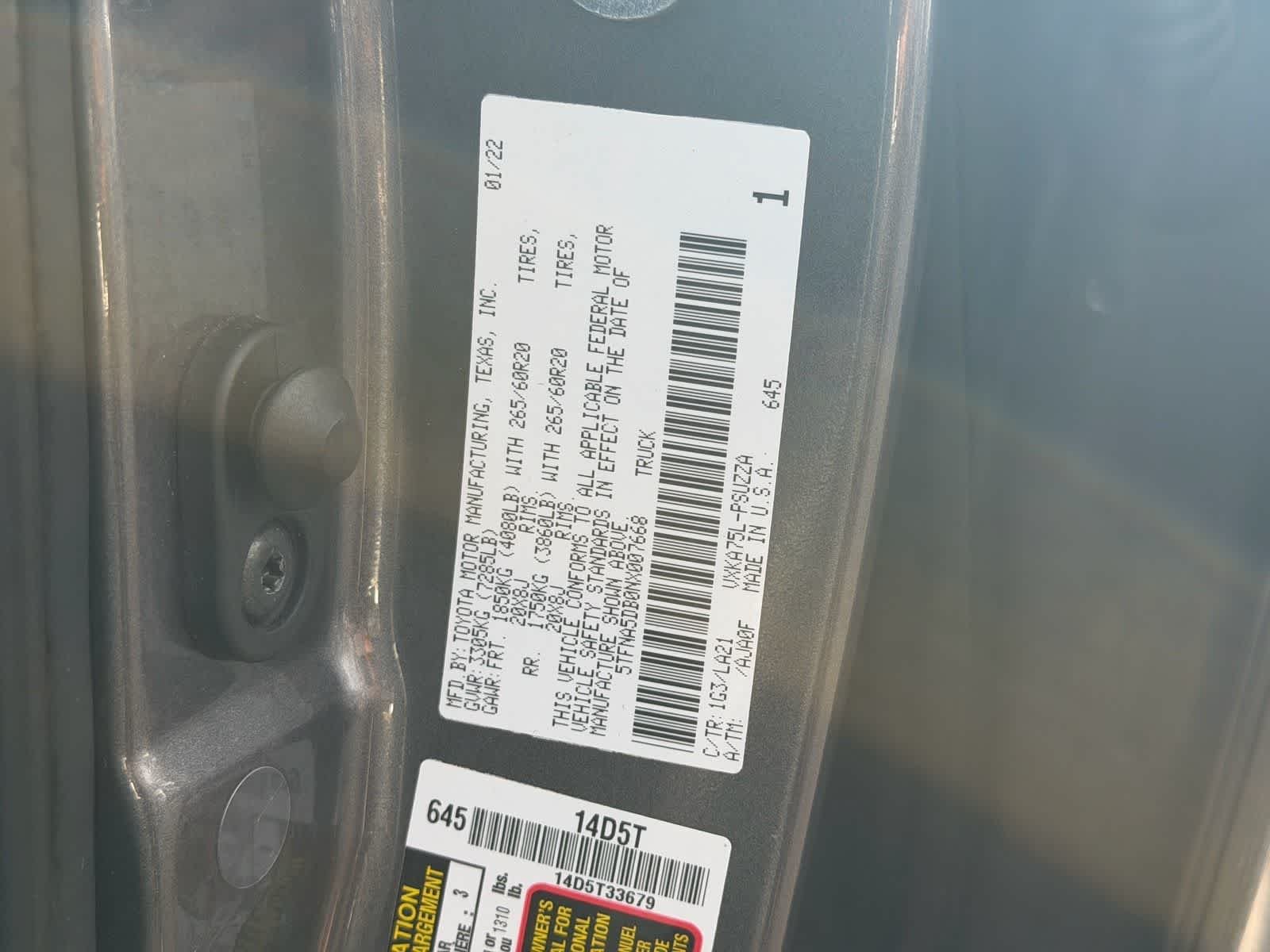Used 2022 Magnetic Gray Metallic Toyota Platinum image 30