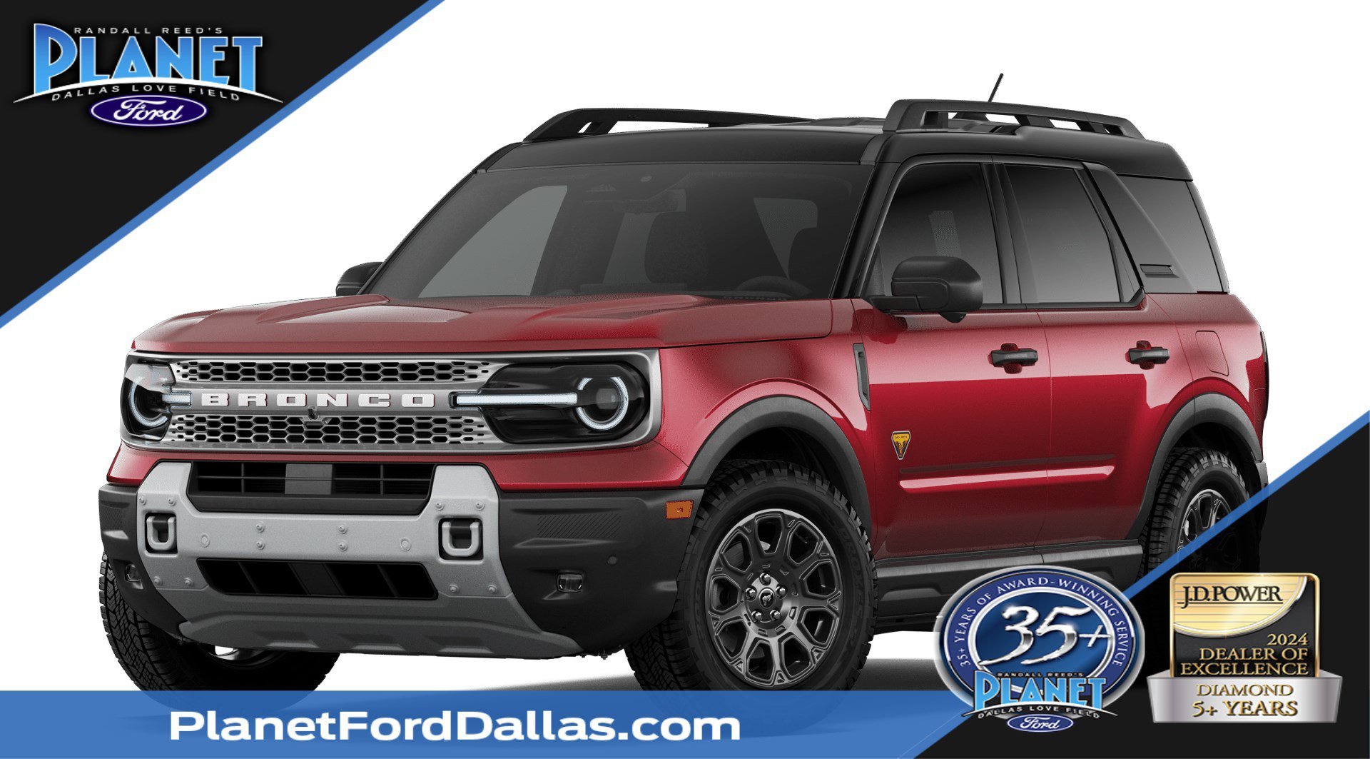 New 2026 Ruby Red Metallic Tc Ford Badlands image 1